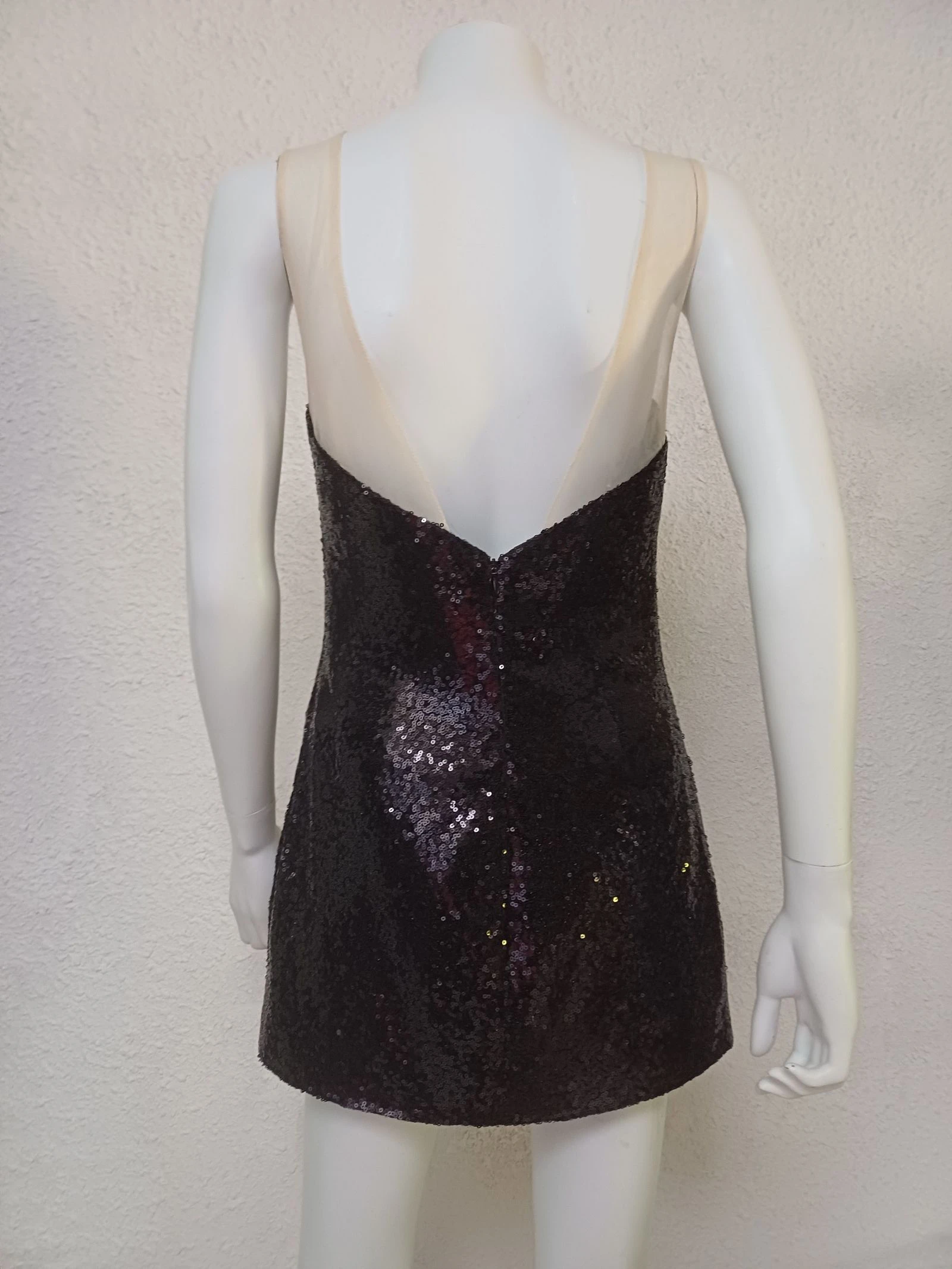 Vestido de festa preto brilhante - 36 – photo 2